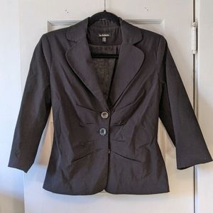 Black 3/4 Length Sleeve Le Chateau Blazer